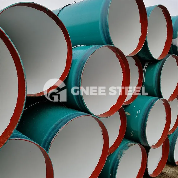 IPN8710 3PE Larger Diameter Anticorrosion Spiral Steel Pipe
