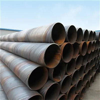 ASTM Gr. B A106 A53 Pipa Baja Karbon Dilas Spiral
